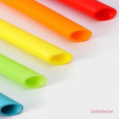 Набор трубочек многоразовых для напитков с ершиком - Фото 1