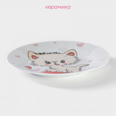 Тарелка «Котёнок на скейте» - Фото 2