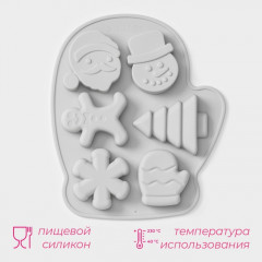Форма для выпечки «Новогодняя варежка» - Фото 1