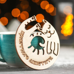 Подставка под горячее «Киса» - Фото 1