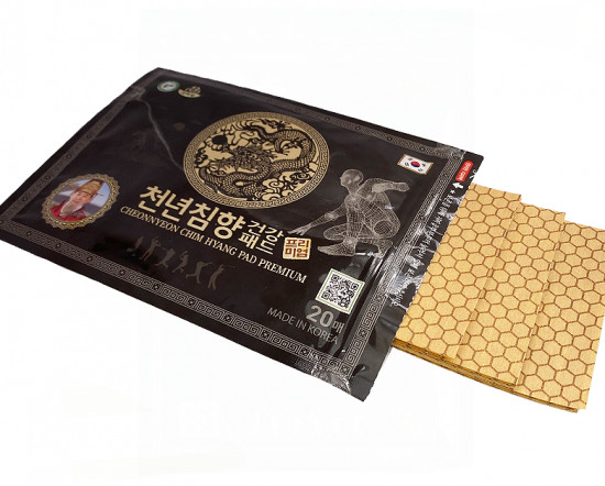 Набор пластырей для тела «Cheonnyeon Chim Hyang Pad Premium»