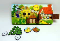 Бизиборд «Три поросенка» - Фото 1