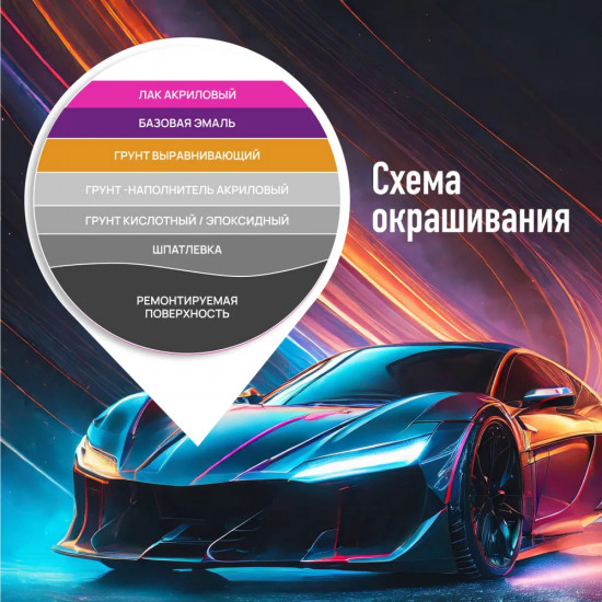 Эмаль базовая, Красный перец 106