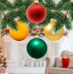 Набор шаров ёлочных «Новогодние цвета» - Фото 3