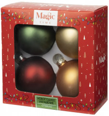 Набор шаров ёлочных «Новогодние цвета» - Фото 4