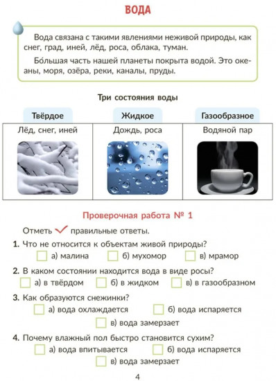 Окружающий мир: Тренажер. 2 класс. Самые важные темы программы с проверочными заданиями и ответами