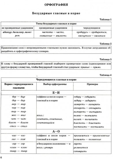 ЕГЭ 2025. Русский язык в схемах и таблицах