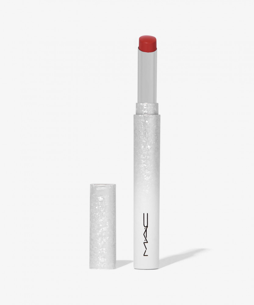Помада для губ «Powder Kiss Velvet Blur Slim Stick Bizzare Blizzard», тон Peppery Pink | Holiday Colour | M.A.C. | Фото 2