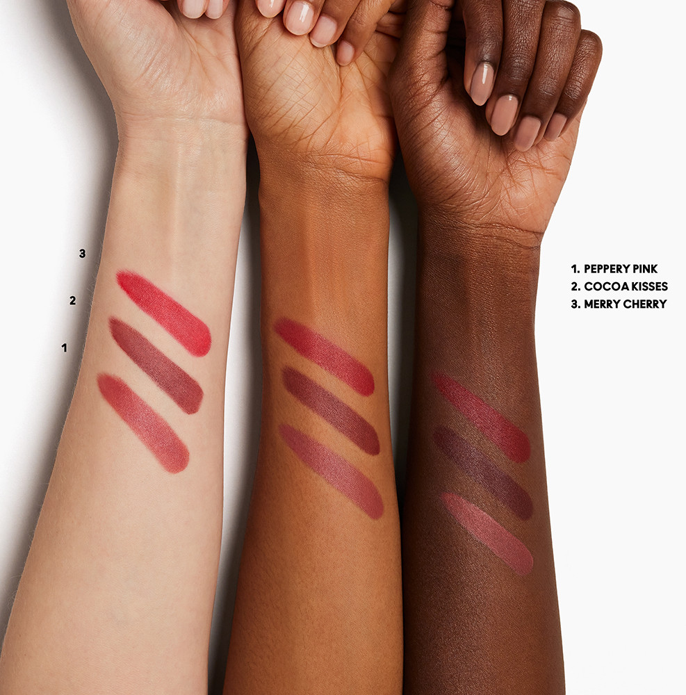 Помада для губ «Powder Kiss Velvet Blur Slim Stick Bizzare Blizzard», тон Peppery Pink | Holiday Colour | M.A.C. | Фото 4