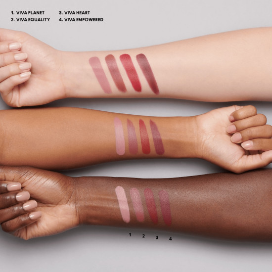 Помада для губ матовая «Macximal Viva Glam Silky Matte Lipstick», тон Viva Equality