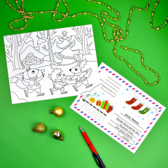 Набор для детей «Новогоднее письмо Деду Морозу» - Фото 4