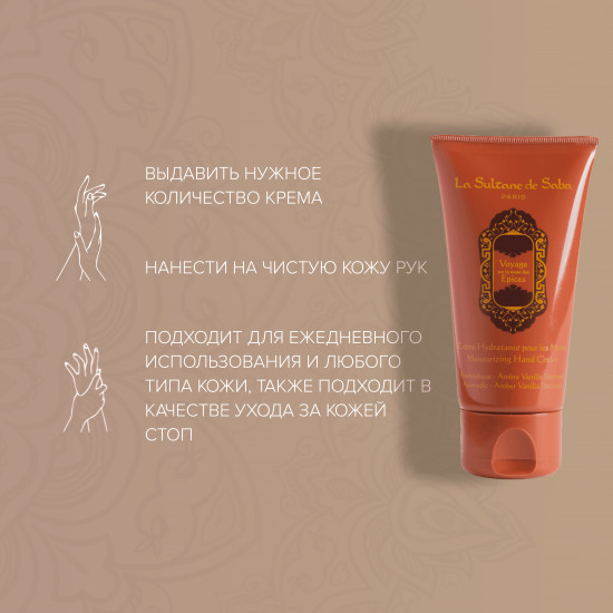 Крем для рук «Amber Vanilla Patchouli»