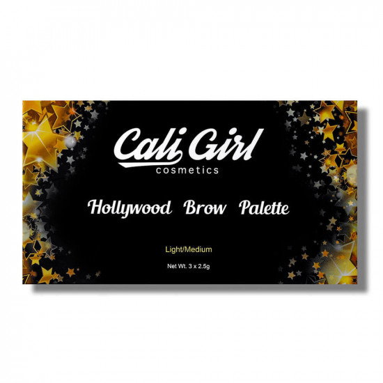 Палетка теней для бровей «Hollywood Brow Palette», оттенок Light/Medium