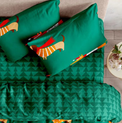 Комплект постельного белья «Smart Fox and Dog» - Фото 4