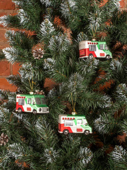 Украшение подвесное «Фургончик с пиццей»