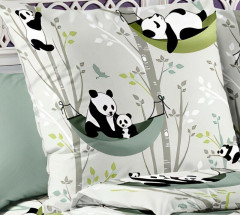 Комплект постельного белья «Веселые панды» - Фото 4