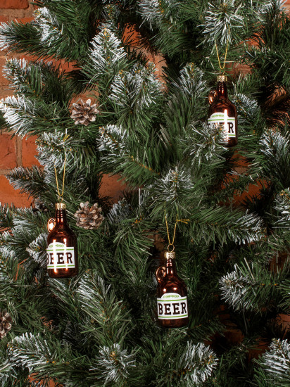 Украшение подвесное «Бутылка темного»