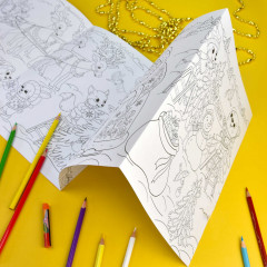 Раскраска «В новогоднем лесу» - Фото 2