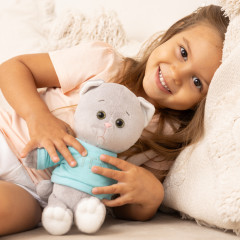 Игрушка мягкая «Колбаскин в голубом свитшоте» - Фото 4