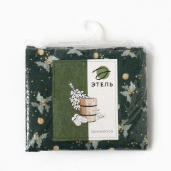 Полотенце для бани «Новогодние шары» - Фото 4