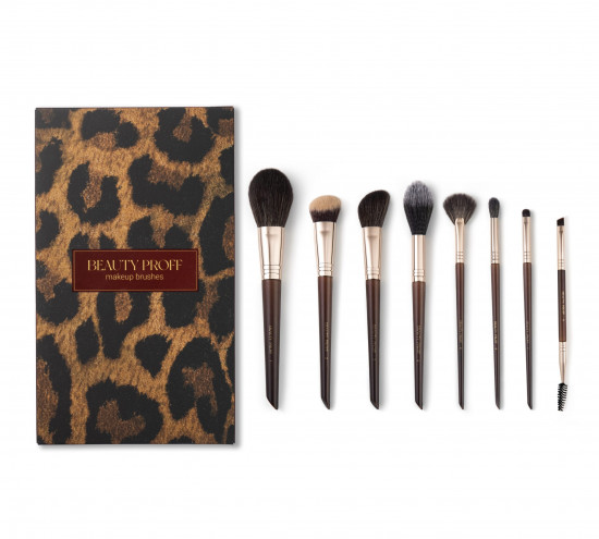 Набор кистей для макияжа «Leopard Brush Set»