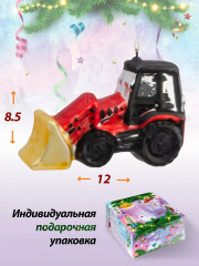 Игрушка ёлочная «Бульдозер» - Фото 1