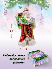 Игрушка ёлочная «Дед Мороз красный» - Фото 1
