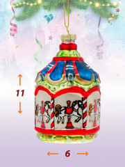 Игрушка ёлочная «Карусель» - Фото 1