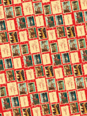 Набор упаковочной бумаги новогодней - Фото 1