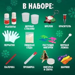 Набор для опытов «Новогодняя лаборатория» - Фото 1