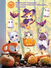 Набор наклеек для декора «Ужасно милые котики» - Фото 4