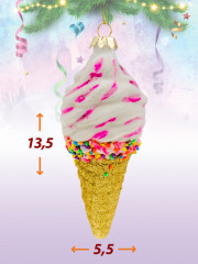 Украшение ёлочное «Мороженое» - Фото 1