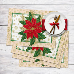 Комплект плейсматов «Elegant poinsettia» - Фото 2