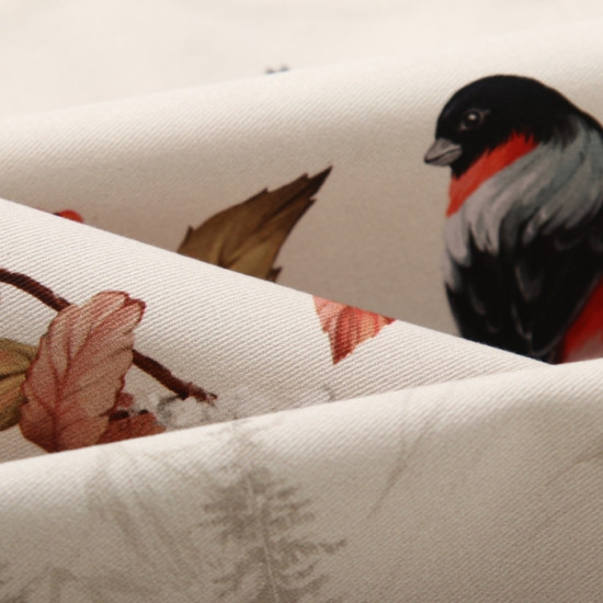 Полотенце «Снегири на ветках»