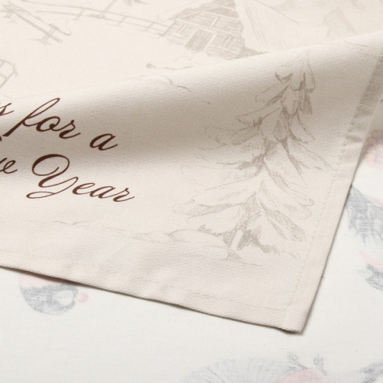 Полотенце «Снегири на ветках»