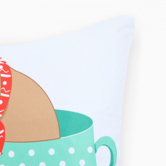 Чехол на подушку «Новогодняя чашка» - Фото 1