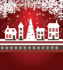 Набор салфеток сервировочных «Рождественский город» - Фото 1