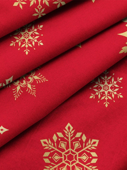 Скатерть «Red snowflakes»