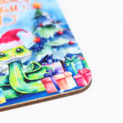 Ёлочная игрушка новогодняя «С Новым Годом!» змея, подарки, колпак - Фото 1