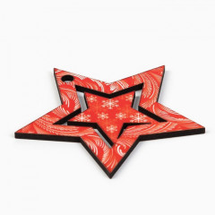 Ёлочная игрушка новогодняя «Звёздочка» - Фото 2