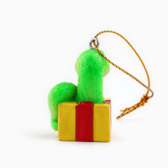 Ёлочная игрушка новогодняя «Змейка в коробке» - Фото 2