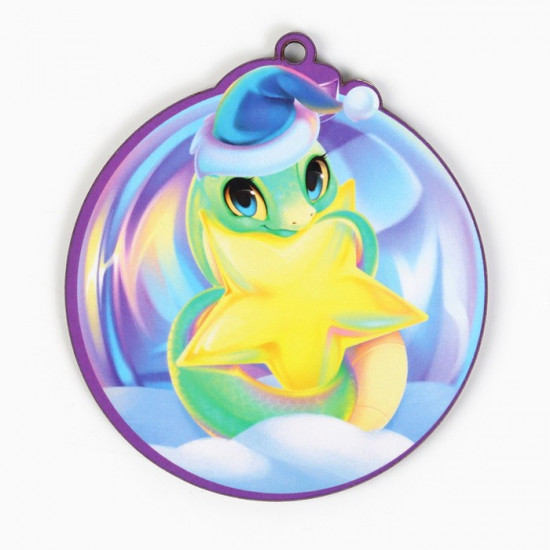 Ёлочная игрушка новогодняя «Змейка нежность»