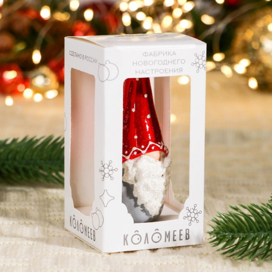 Ёлочное украшение «Веселый бородач 1»