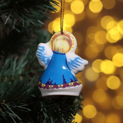 Ёлочная игрушка «Ангел со звездой» - Фото 1