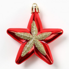 Ёлочные игрушки новогодние «Звёздочки» - Фото 2