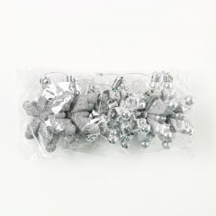 Ёлочные игрушки новогодние «Снежинки» - Фото 3