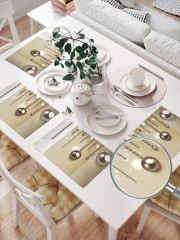 Набор салфеток сервировочных «Новогодний блеск» - Фото 1