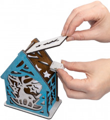 Набор для творчества «Настольный фонарь. Волшебный олень» - Фото 8