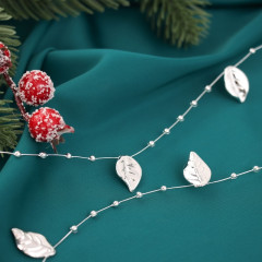 Бусы на ёлку «Листья нити» - Фото 1