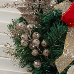 Ёлка декоративная настенная «Магнолия золотая» - Фото 1